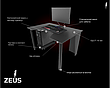 Геймерський ігровий стіл ZEUS™ GAMER-1 чорний, фото 7