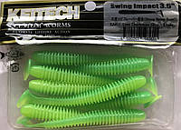Силикон Keitech Swing Impact 3.5" (8шт/упак) ц: EA#11: Lime Chartreuse Glow