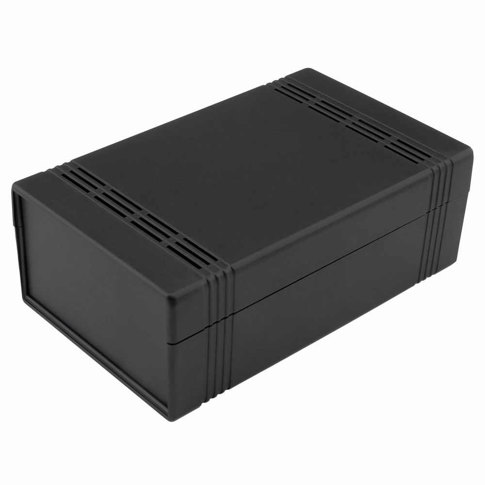 Корпус D150W Черный с вентиляцией 148x92x52мм - фото 1 - id-p1530388581