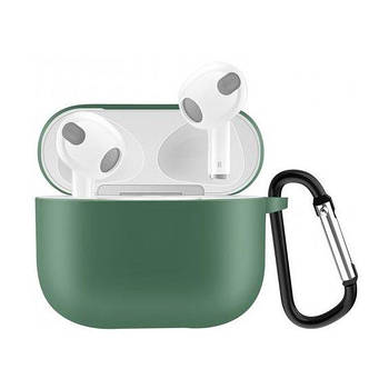 Чехол Silicone Soft Case Carabine AirPods 3 (41) Pine Green