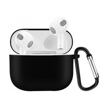 Чехол Silicone Soft Case Carabine AirPods 3 (25) Black