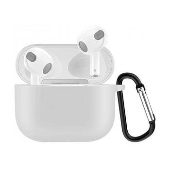 Чехол Silicone Soft Case Carabine AirPods 3 (22) White