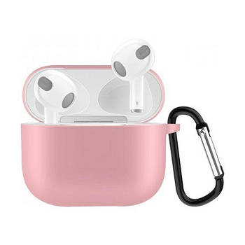 Чехол Silicone Soft Case Carabine AirPods 3 (05) Pink