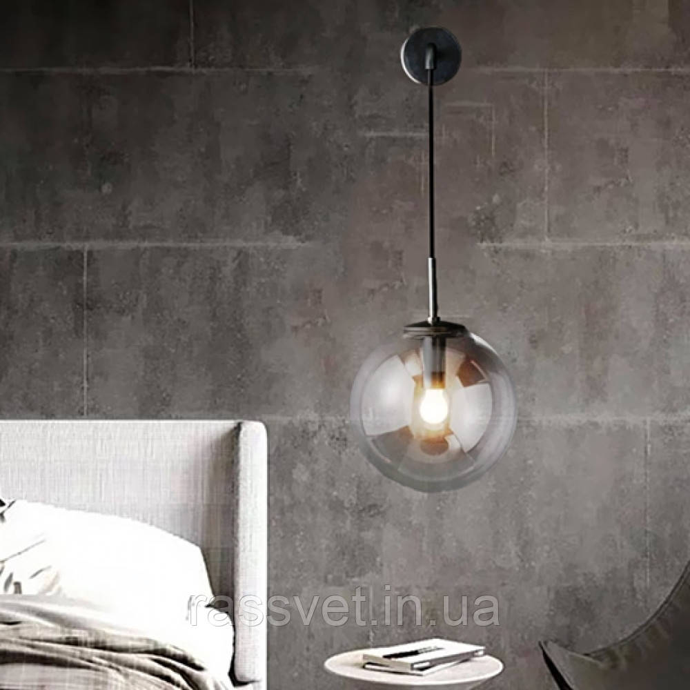 Бра Blob Black-Clear d18cm