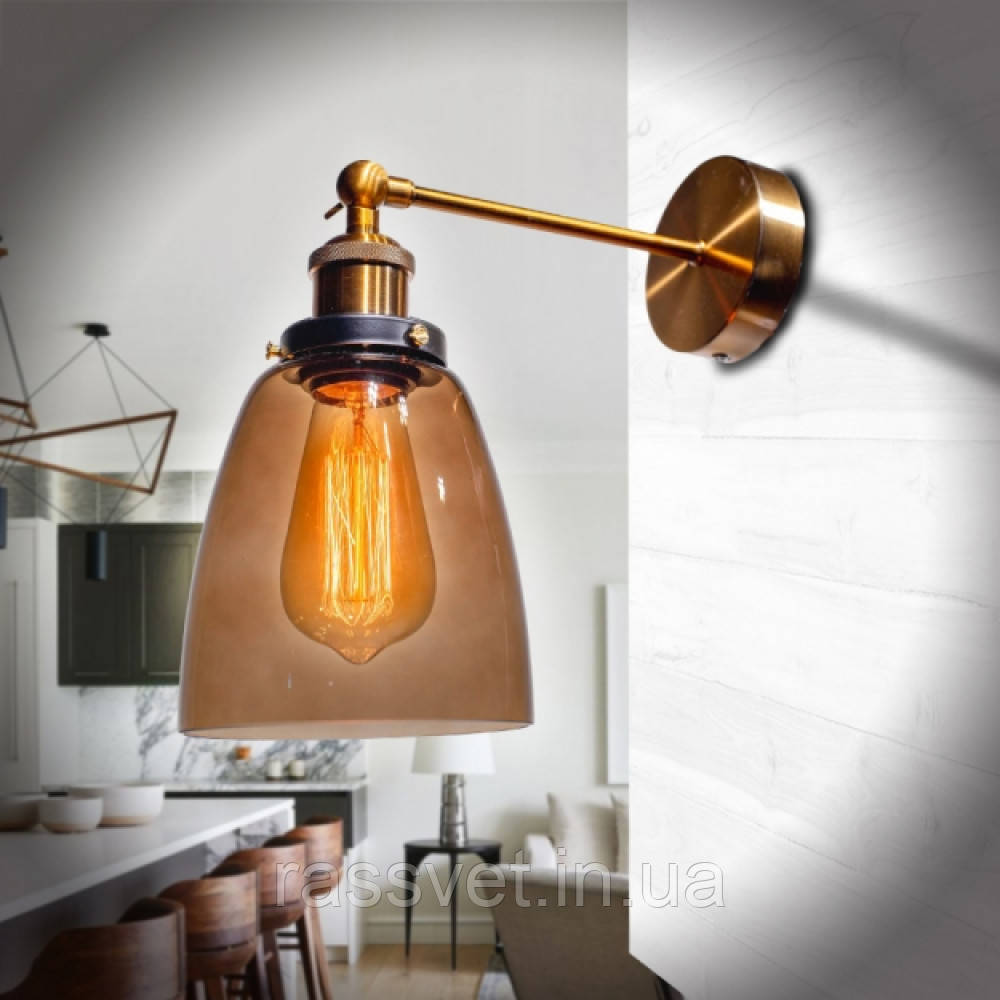 Бра loft Gold/Coffee d14см