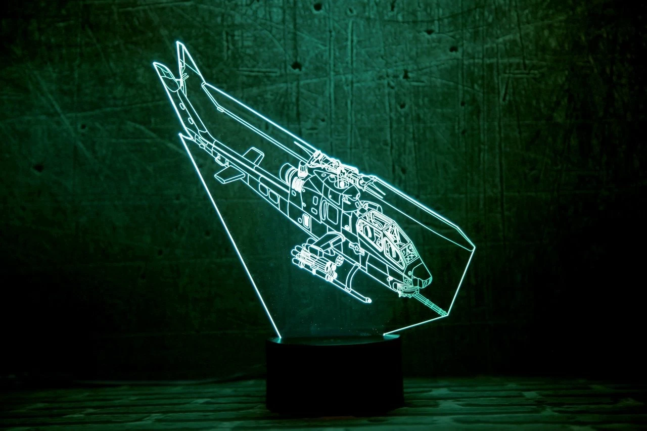 3D Светильник "Вертолет 2" - фото 1 - id-p1556285324