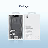 Захисний чехол Nillkin для Samsung Galaxy S22 Ultra (CamShield Pro Case) Black із захистом камери, фото 8