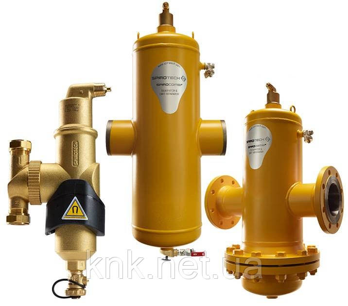 SpiroCombi Air & Dirt DN080 (фланець) (сталь) Сепаратор повітря і шламу Spirotech