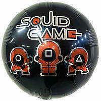 Фольгована куля 18’ Pinan коло, Гра в кальмара (Squid game), 44 см