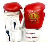 Перчатки боксерские LEV-SPORT VIP кожа 12 oz, фото 3