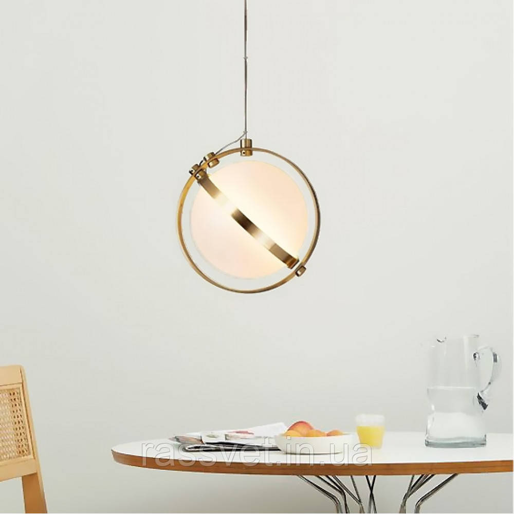 LED SPHERE WHITE/GOLD D28*H28