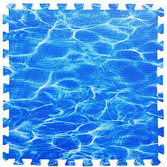Підлогове покриття Пазл MP5 Ocean blue 600*600*10мм