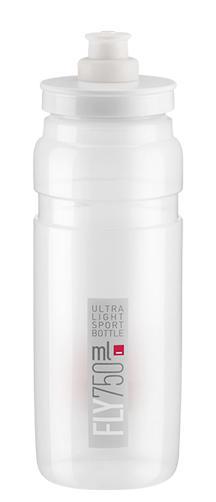 Фляга ELITE Fly прозора з сірим лого 750ml