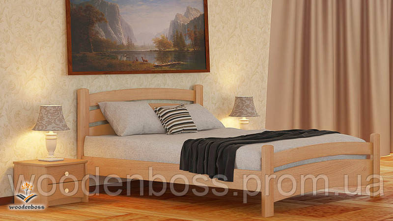 Ліжко односпальне від "Wooden Вoss" Мілана Екстра (спальне місце - 80х190/200)