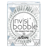 Invisi Bobble Hair ring SLIM - Гумка-спіраль You're Greyt (уп 3 шт)