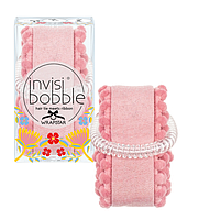 Invisi bobble Hair ring Wrapstar - Резинка для волос с лентой Flores & Bloom Ami & Co (уп 1 шт)