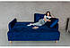 Розкладний диван Джерсі 2210х1050х1000 з подушками, фото 7