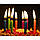Спіральні свічки з пластиковим тримачем 10 шт., фото 3