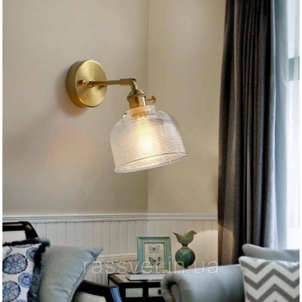 Бра FROSTED GOLD/WHITE D14, фото 1