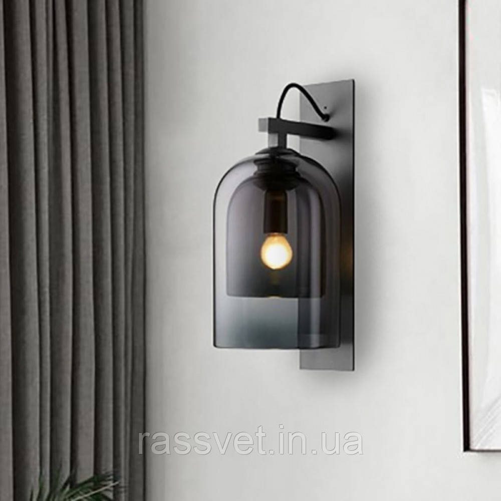 Бра LOFT CAP GREY/BLACK D15/H21, фото 1