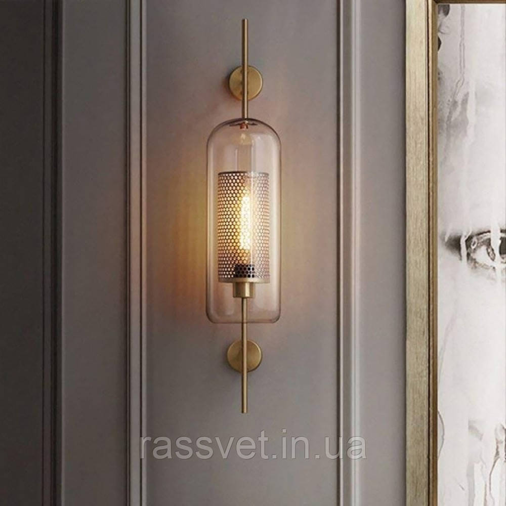 Бра VESSEL GOLD/CLEAR D15/H70