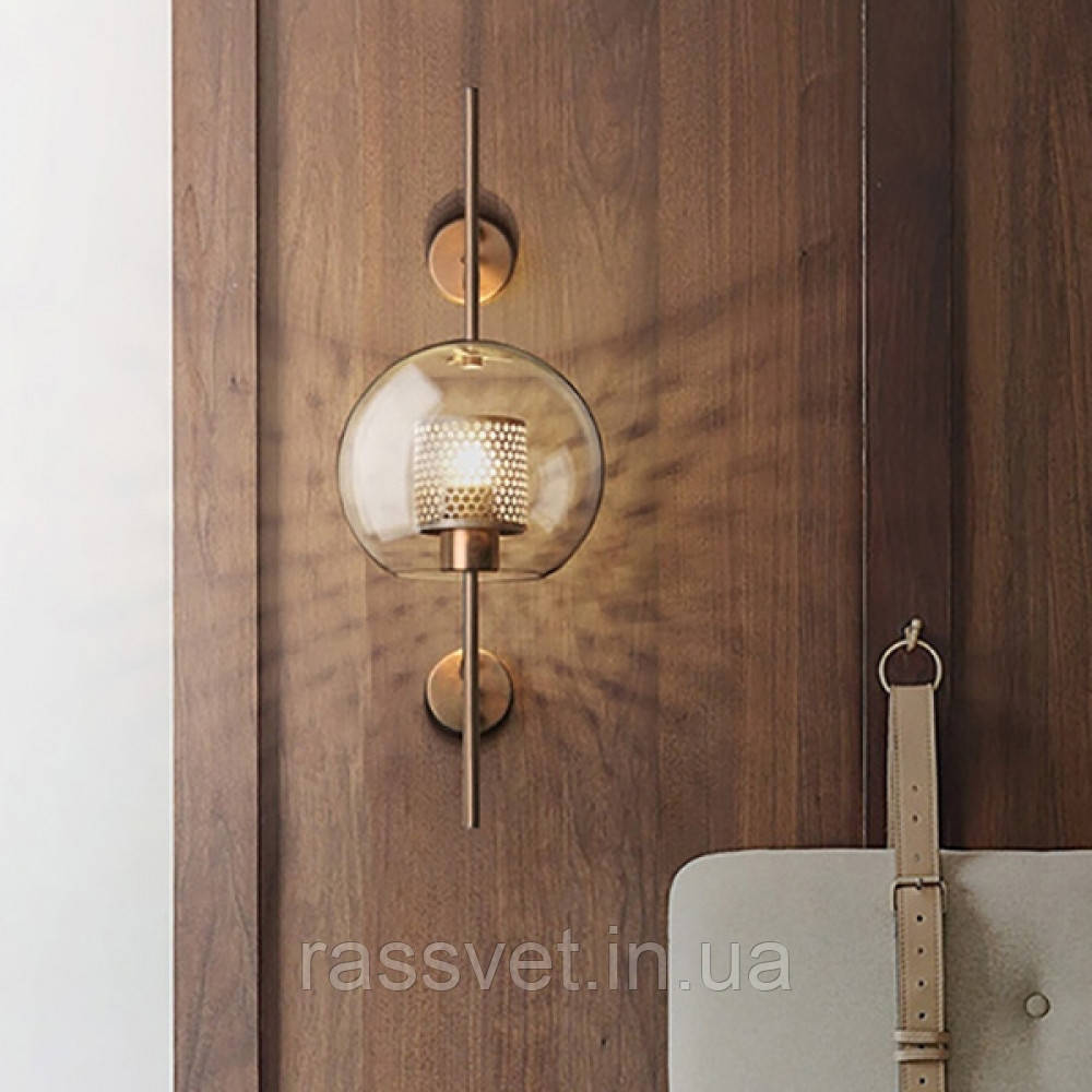 Бра VESSEL GOLD/CLEAR D25