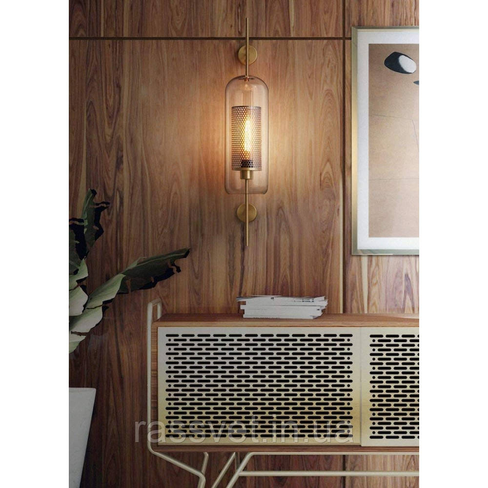 Бра VESSEL GOLD/CLEAR H62