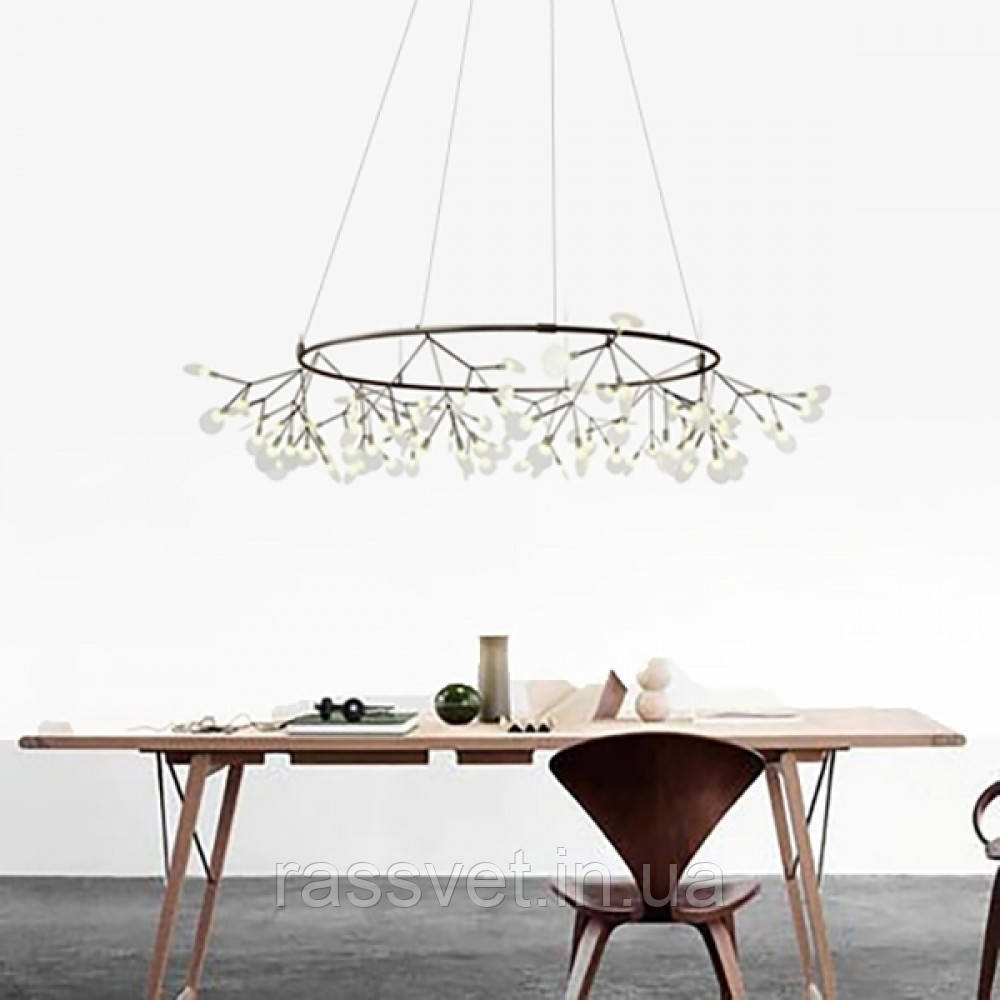 LED PETALS BLACK D160/H35