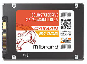 Накопичувач SSD 2.5" 512 GB Mibrand (MI2.5SSD/CA512GB)