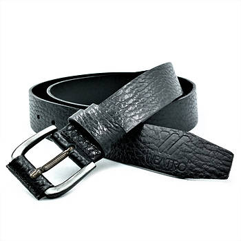 Шкіряний чоловічий ремінь Weatro Колір Чорний m-kozh38-wtrua-001