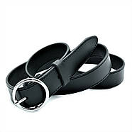 Жіночий шкіряний ремінь Колір Чорний Weatro uzk-k30zh-ua-012, фото 2