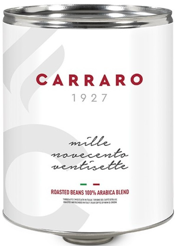 Оригінал! Кава в зернах Carraro 1927 3кг ж/б (100% Арабіка) Італія Карраро, аналог Іллі illy, фото 1