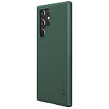 Захисний чехол Nillkin для Samsung Galaxy S22 Ultra (Super Frosted Shield Pro) Green Зелений, фото 4