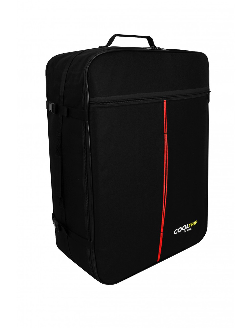 Туристичний рюкзак 2 в 1, сумка для ручної поклажі 55*40*20 Rgl 26 чорний з червоним