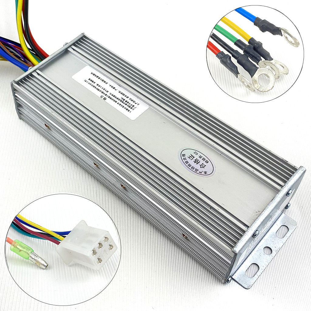 Блок керування 48-60V 1000W 18А для безколекторного двигуна електроквадроцикла, ATV, фото 1