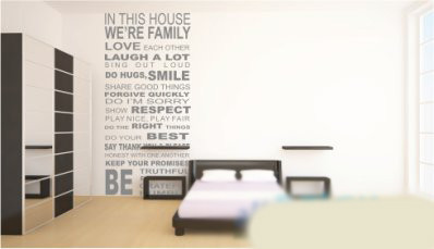 Вінілова інтер'єрна наклейка декор на стіну та шпалери «Тримайте свої обіцянки» з оракалу