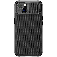 Магнитный чехол Nillkin для Apple iPhone 13 (Textured Pro Magnetic Case) Black с защитой камеры