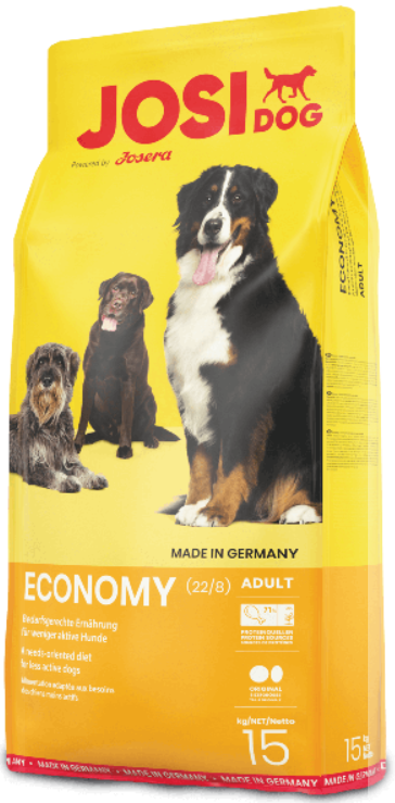 Сухий корм JosiDog Economy (ЙозиДог Економи) для собак з малою активністю, 15 кг