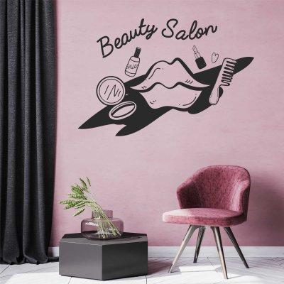 Вінілова інтер'єрна наклейка декор на стіну та шпалери «Чудеса косметики» з оракалу