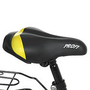 Велосипед дитячий PROF1 14д. Y1443-1, чорно-жовтого кольору, фото 5