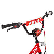 Велосипед дитячий PROF1 20д. Y2046, червоно-чорного кольору, фото 3