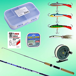 Набір для зимової риболовлі на хижака (окунь, судак, щука)