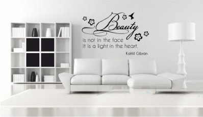 Вінілова інтер'єрна наклейка декор на стіну та шпалери «Kahlil Gibran» з оракалу