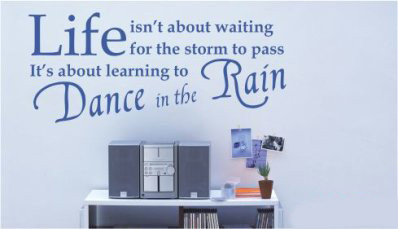 Вінілова інтер'єрна наклейка декор на стіну та шпалери «Life waiting» з оракалу