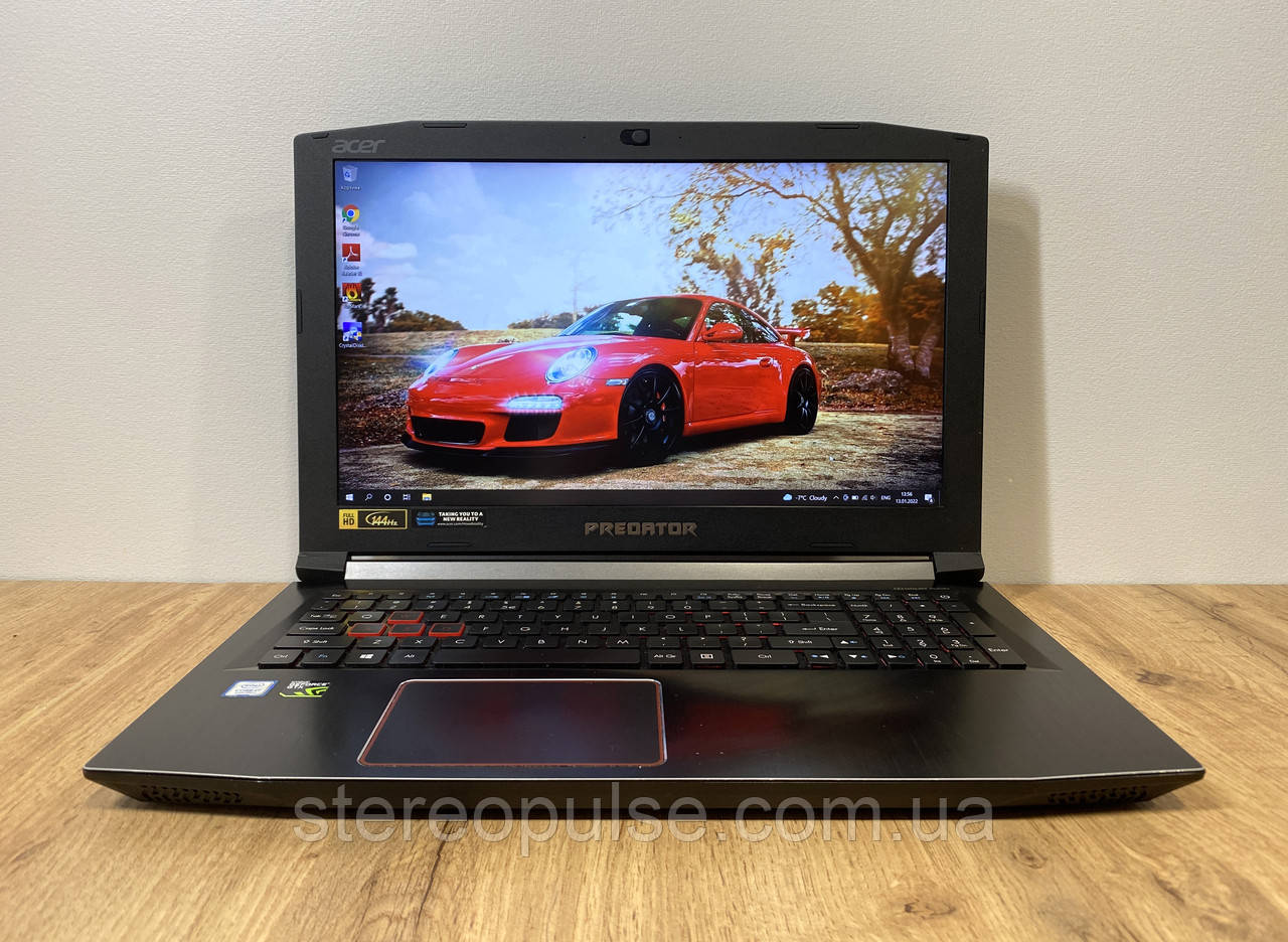 Потужний ігровий ноутбук Acer Predator Helios 300: i7-8750H/8Gb DDR4/ GTX 1060(6Gb)/ 256Gb SSD M2