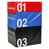 Бокс пліометричний м'який Zelart SOFT PLYOMETRIC BOXES, фото 4