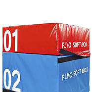 Бокс пліометричний м'який Zelart SOFT PLYOMETRIC BOXES, фото 7