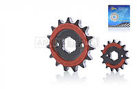 CB/CG 428‑15 Зірка трансмісії передня з демпфером ланцюга (безшумна) фірма LIPAI-Японський бренд