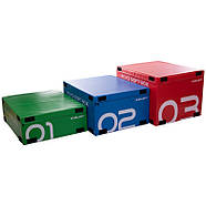 Бокс пліометричний м'який набір Zelart PLYO BOXES (FI-3634), фото 4