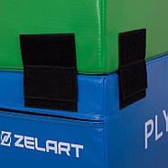 Бокс пліометричний м'який набір Zelart PLYO BOXES (FI-3634), фото 5